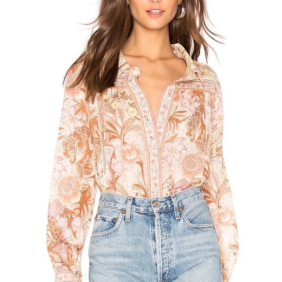 NWT Spell and the Gypsy Jungle Blouse - Picture 2 of 2